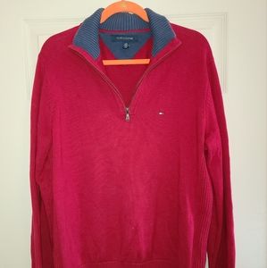 Tommy Hilfiger Knit Sweater Red Large